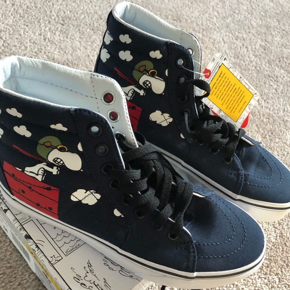 VANS SK8-HI Peanuts Flying Ace Rare
